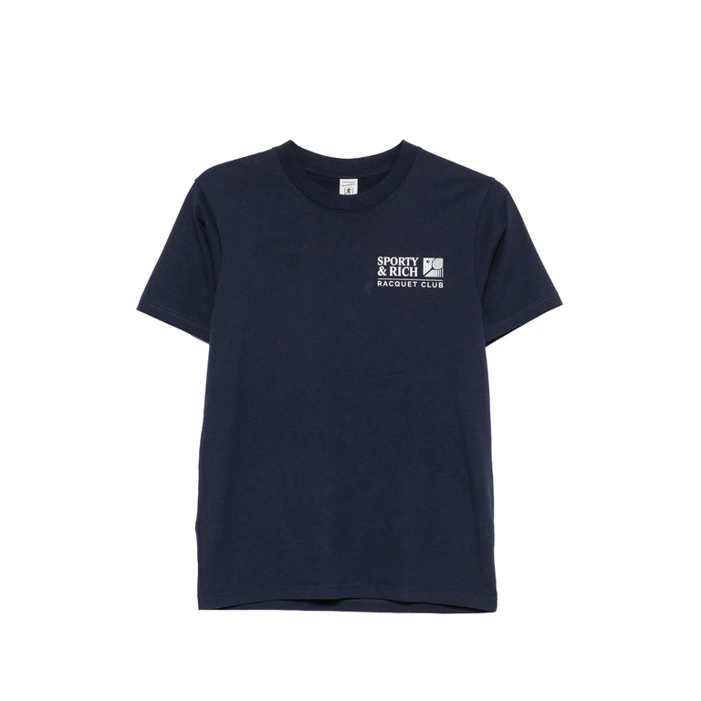 Sporty & Rich Promo Logo-print Short-sleeve T-shirt