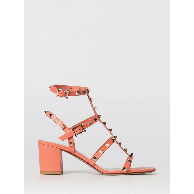 Heeled Sandal Woman color Coral (8W2S0491VBP7MV)