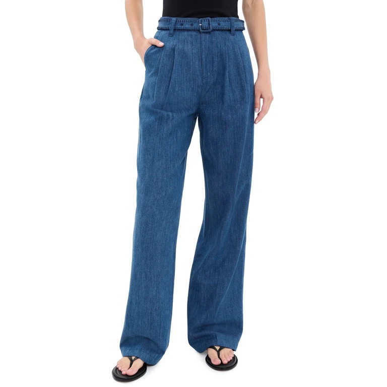 PAIGE Acacia Denim Pants Tidepool 2