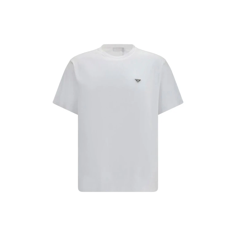 Prada White Cotton T-Shirt - Men