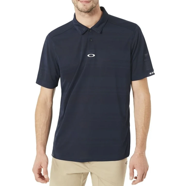 Men's Aero Stripe Jacquard Polo Polos
