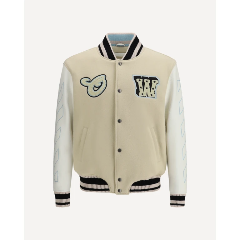 Veste Varsity Off-White avec logo étoile