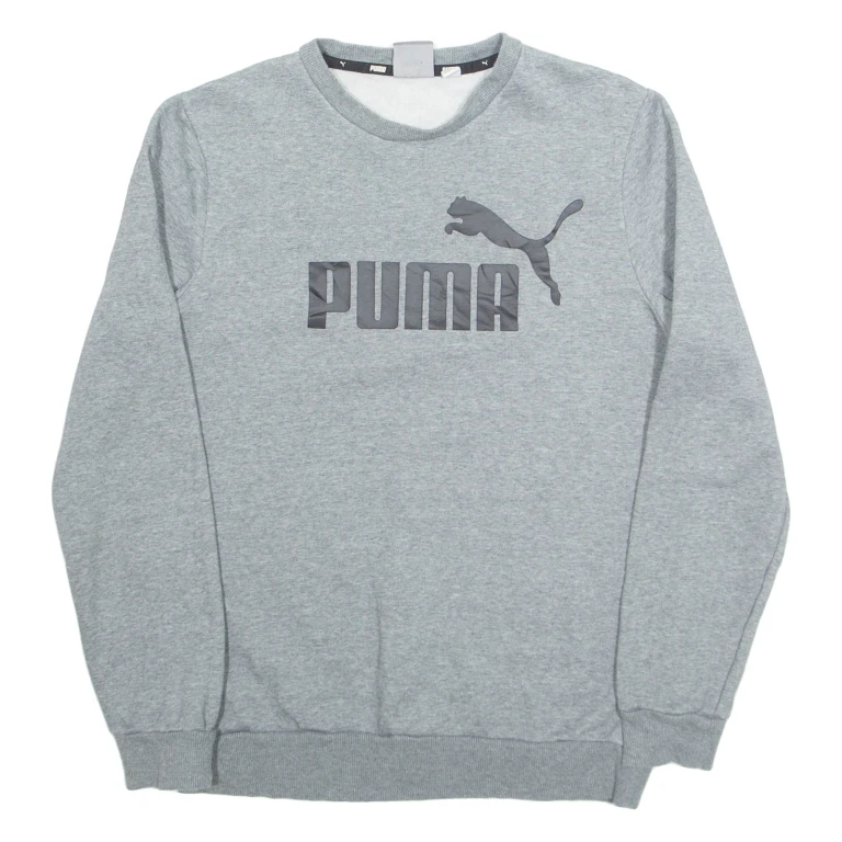 PUMA Mens Sweatshirt Grey S