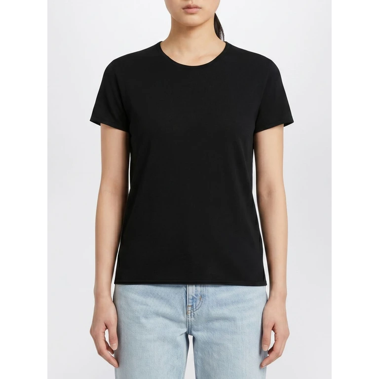 T-Shirt Woman color Black (252WRT0476YA0173001)