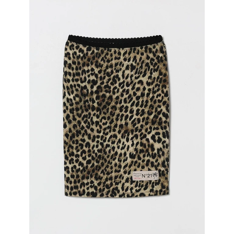 N° 21 Skirt Kids color Brown (N2109YN04860N900)