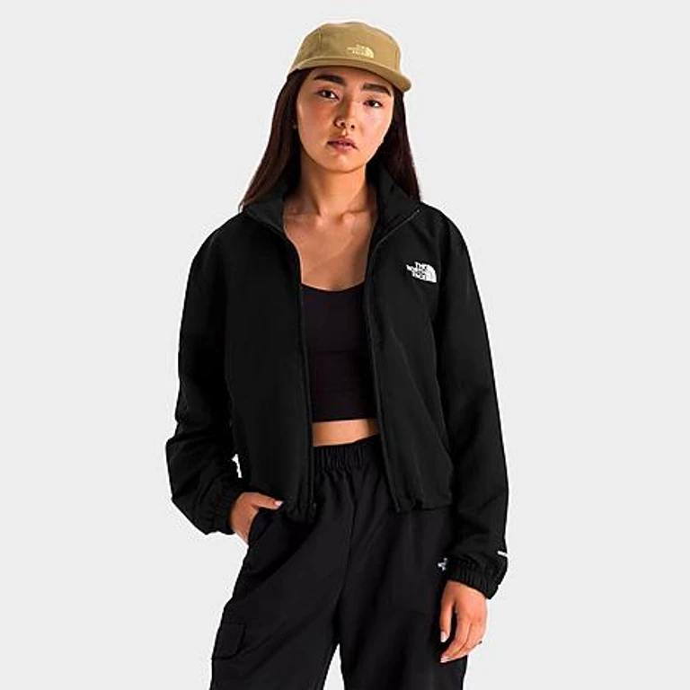The North Face Women's Easy Wind Full-Zip Jacket in TNF Black Size: XS