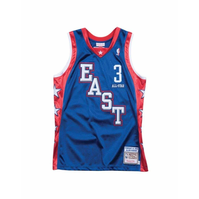 Men's NBA Allen Iverson 2004 All Star East Authentic Jersey Jerseys