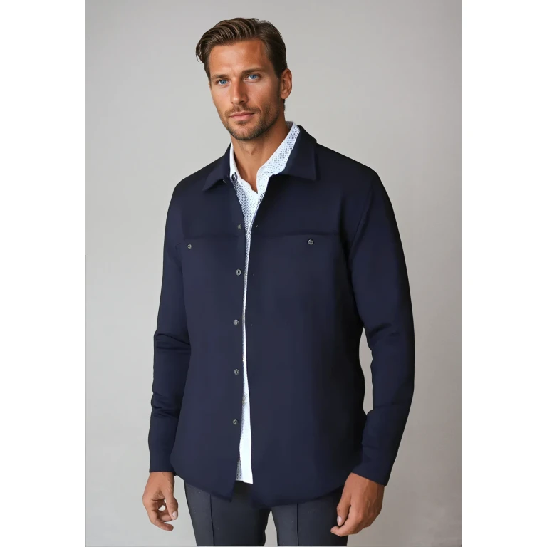 City CPO Shirt Jacket - Navy