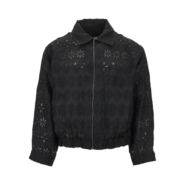 'Ares' linen-blend blouson Man 52