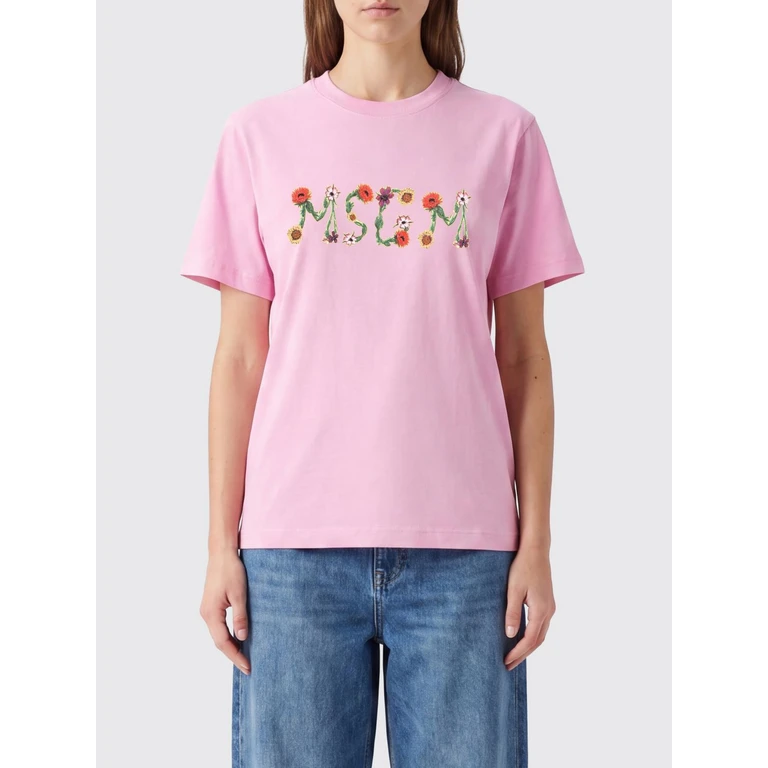 MSGM T-Shirt Woman color Pink (4041MDM124N26700213)
