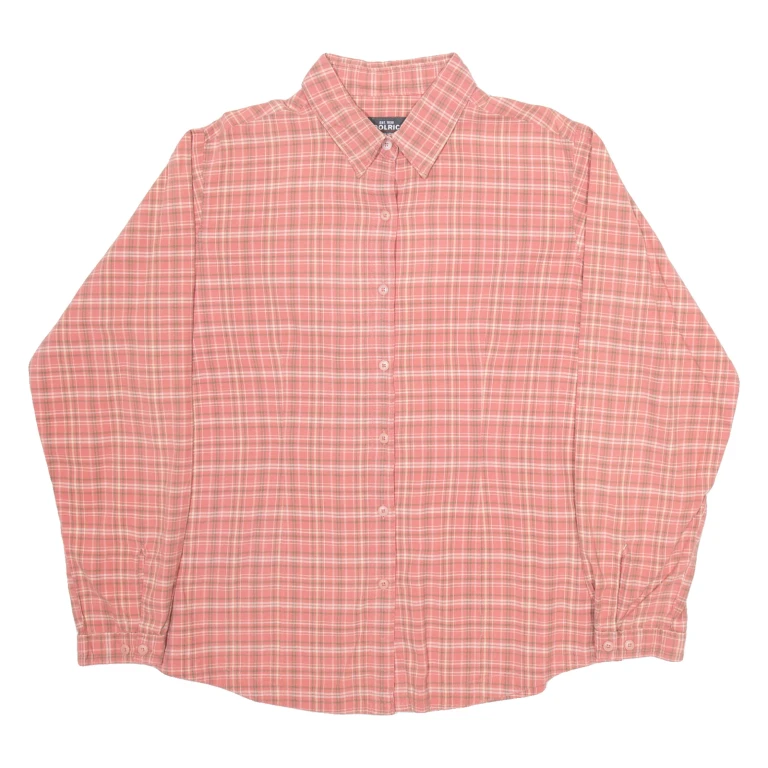 WOOLRICH Womens Shirt Red Check Long Sleeve L
