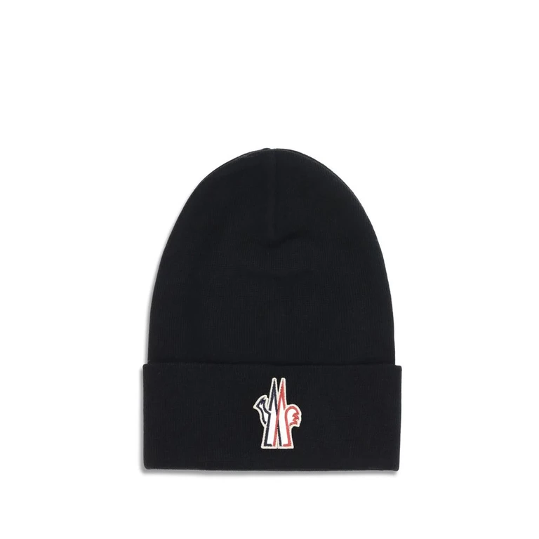 Black Fleece Wool Beanie Accessory - Men