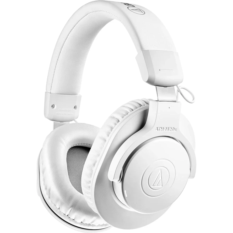Audio-Technica ATH-M20XBTWH Wireless Over-Ear Headphones (White)