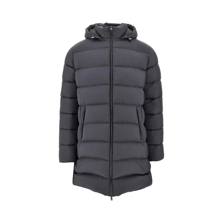 HERNO Nylon microfiber goose down parka coat Man 48