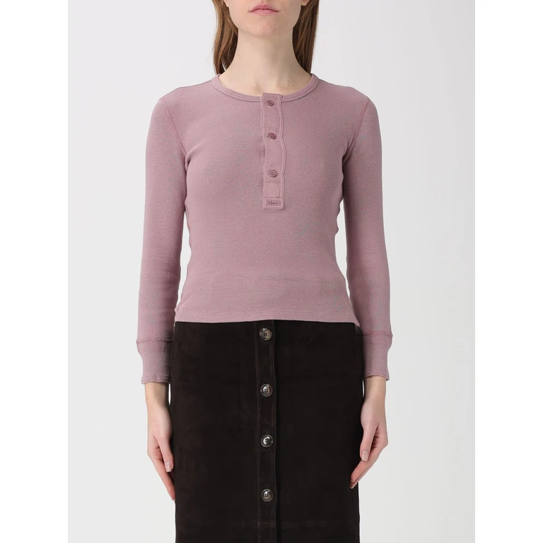 CHLOÉ T-Shirt Woman color Lilac (CH26SJH3018550C)