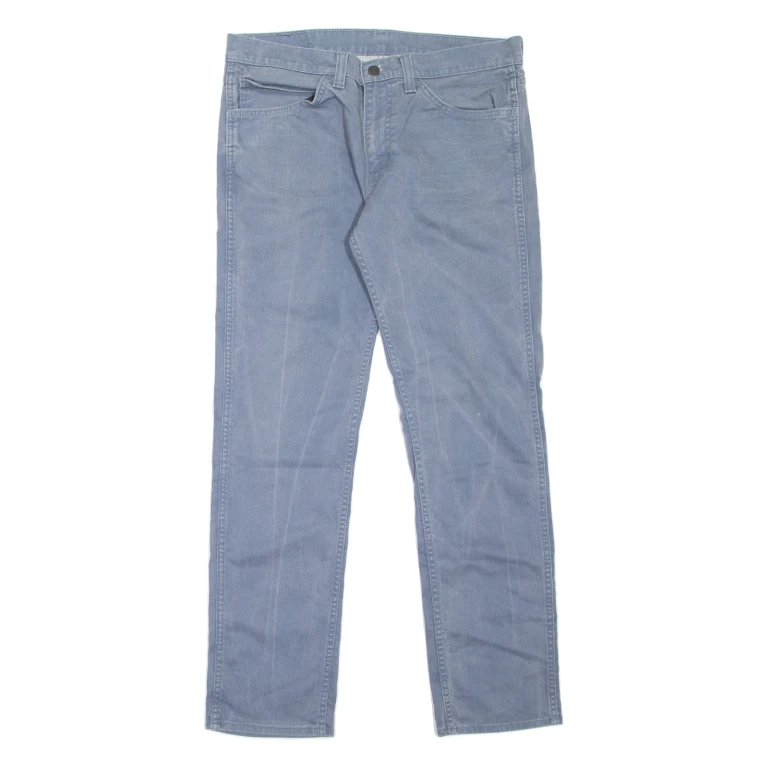 LEVI'S 511 Jeans Mens Blue Slim Straight W34 L32