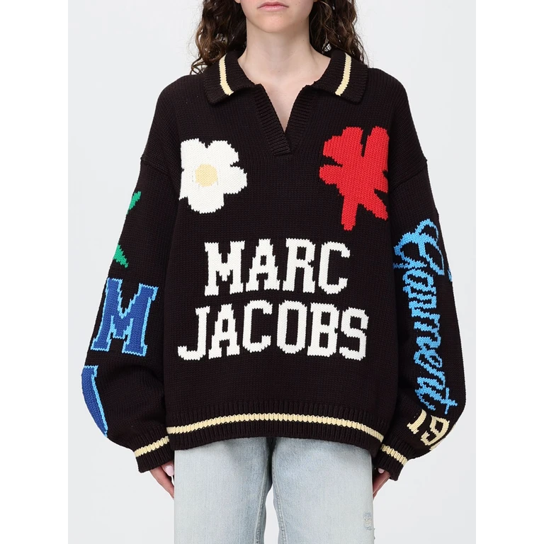 MARC JACOBS Cotton Knit Polo Shirt with Logo (2S6RTP050K24267)