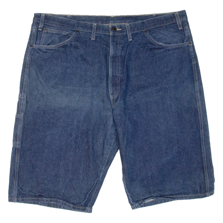 DICKIES Mens Workwear Shorts Blue Relaxed 2XL W44