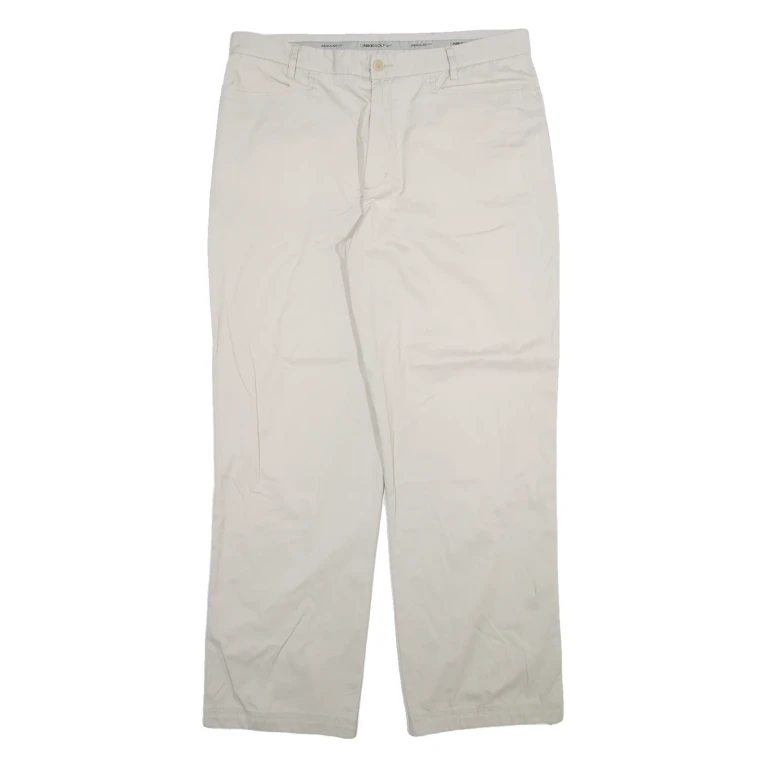 NIKE Mens Trousers Grey Regular Straight W36 L32