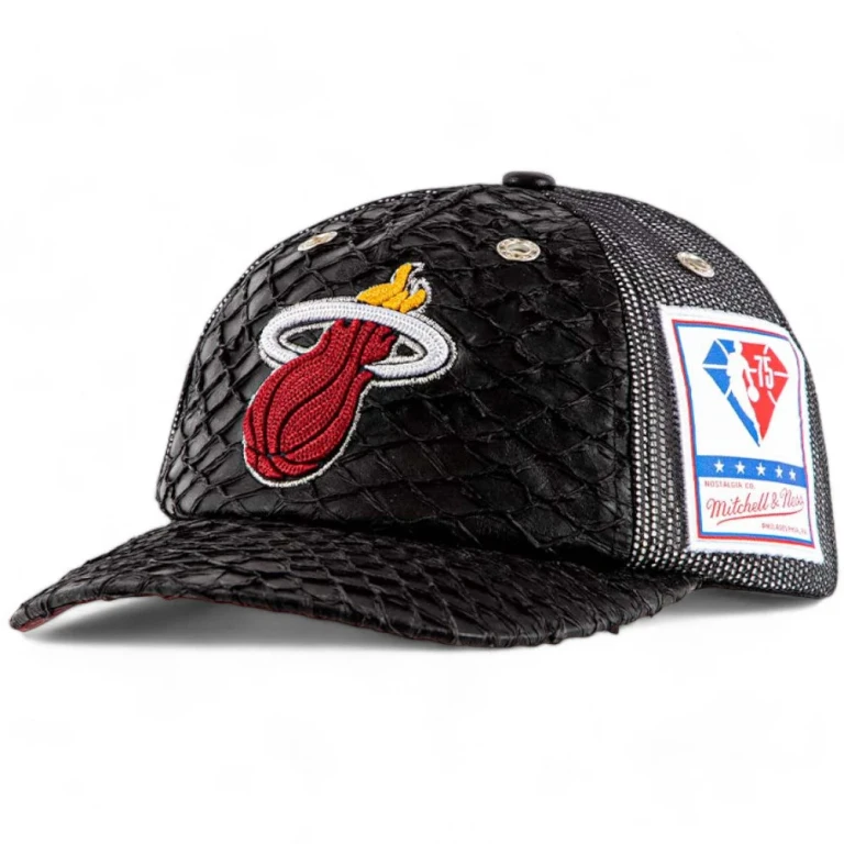 Men's NBA 75Th Platinum Lux Trucker Heat Hats