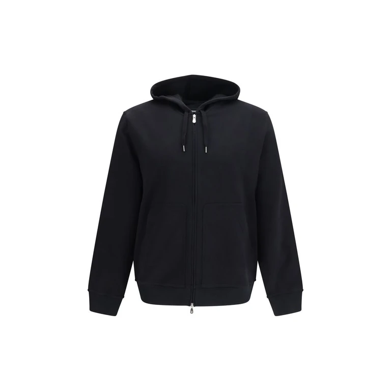Brunello Cucinelli Black Cotton Sweatshirt Clothing - Men