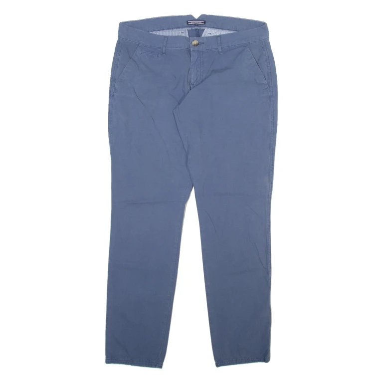 TOMMY HILFIGER Womens Trousers Blue Slim Skinny W32 L29