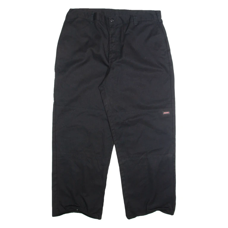 DICKIES Chino Mens Trousers Black Regular Straight W40 L30