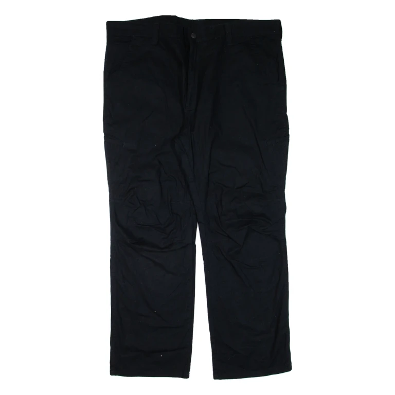 DICKIES Workwear Mens Trousers Black Regular Straight W42 L30