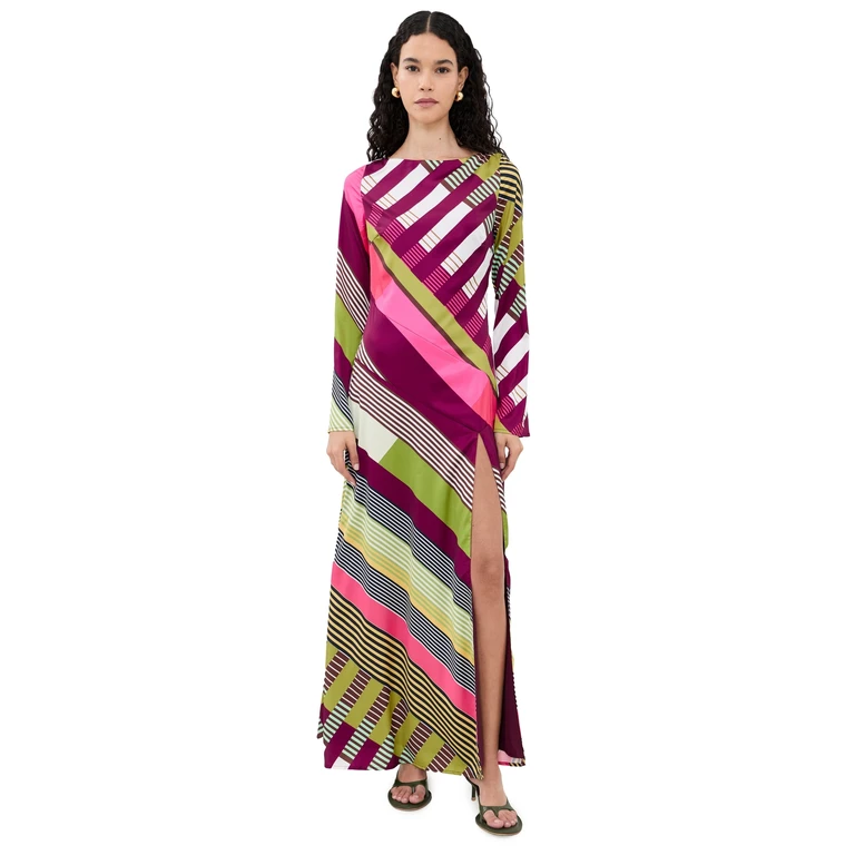 Seven Wonders Montie Sleeved Maxi Dress Lettie Multi S