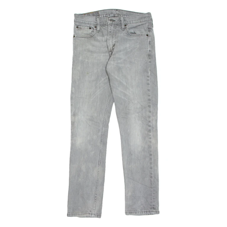 LEVI'S 511 Jeans Mens Grey Slim Straight W30 L30