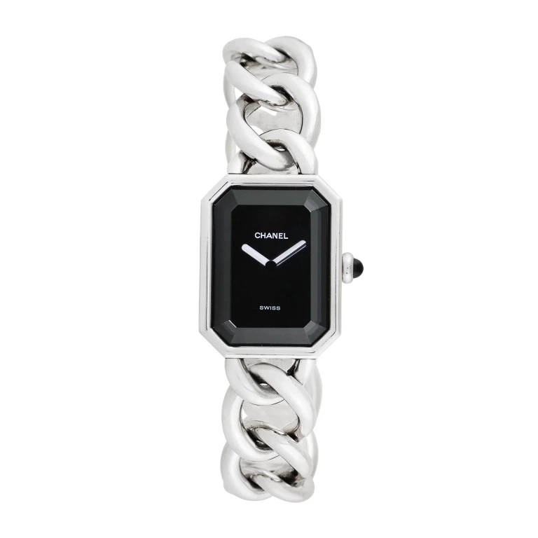 Pre-owned Chanel Women's Premiere 26mm X 20mm Stainless Steel Wristwatch - H0452