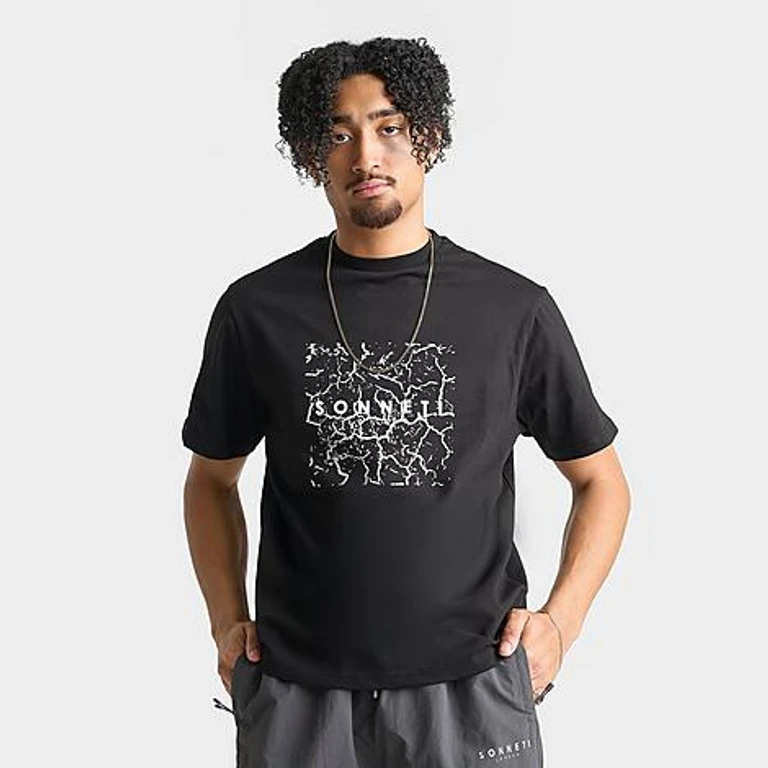 Men's Quartz T-Shirt in Black/Reflective Size: XS
