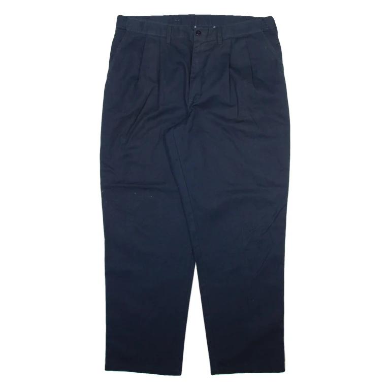 DICKIES Mens Trousers Blue Relaxed Straight W36 L30