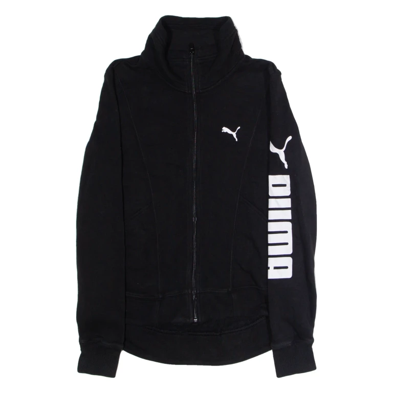 PUMA Womens Track Jacket Black UK 12