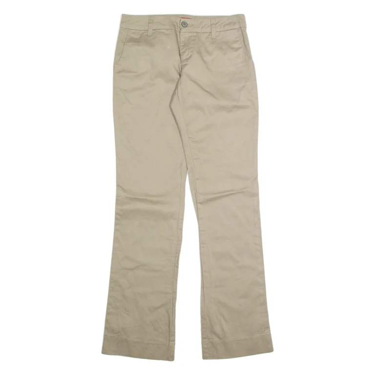 DICKIES Chino Womens Trousers Beige Regular Straight W28 L32