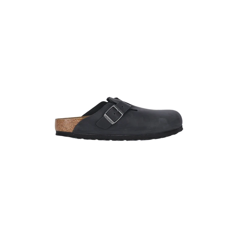 Sandals Black Oiled Leather - Unisex