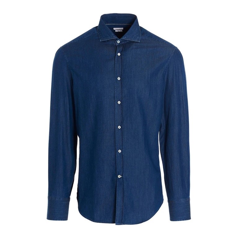 Brunello Cucinelli Chemise - Bleu (MR6831718C003)