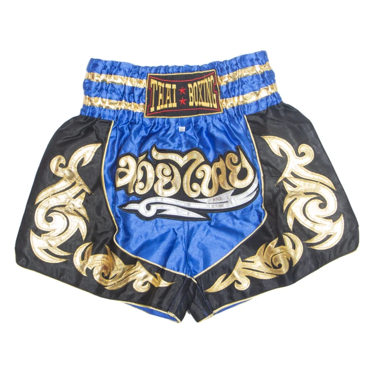 THAI BOXING Mens Sports Shorts Blue Relaxed M W26