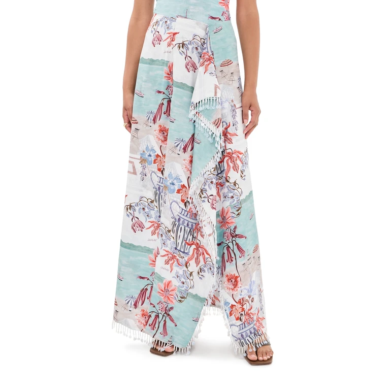 Monroe Silk Skirt Laguna XL