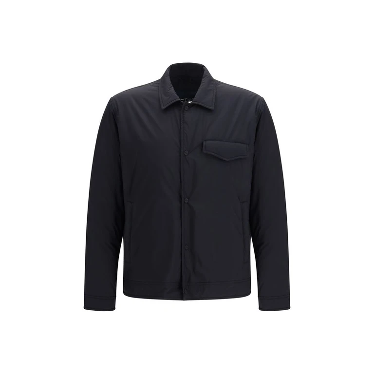 Herno Black Nylon Shell Jacket Clothing - Men