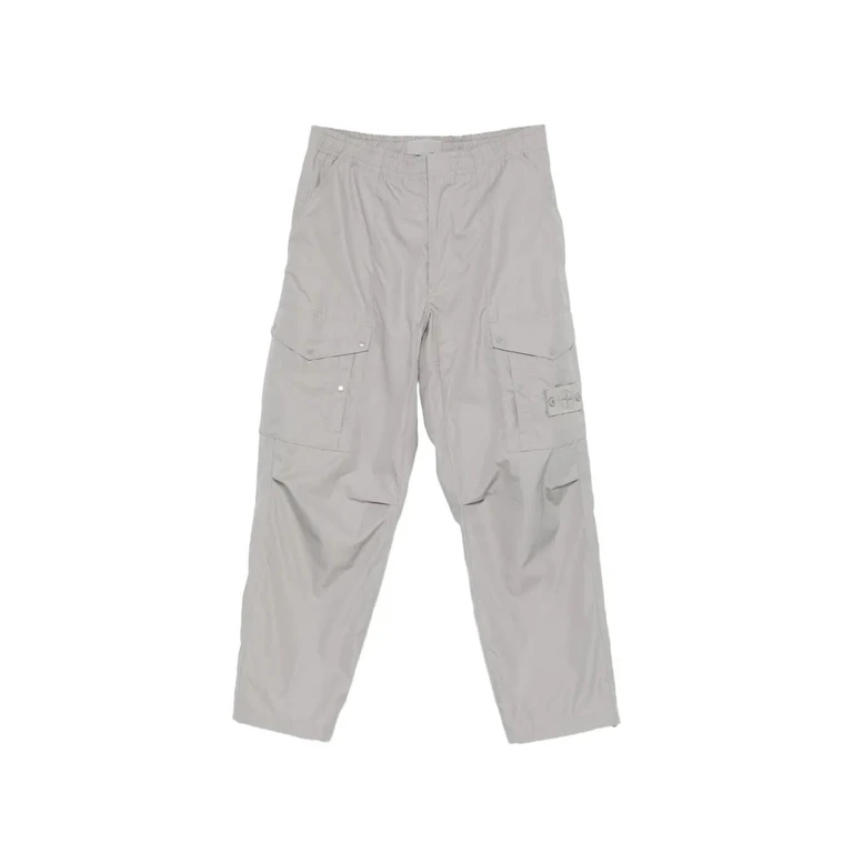Stone Island Mercerised Organic Cotton Ripstop Pants