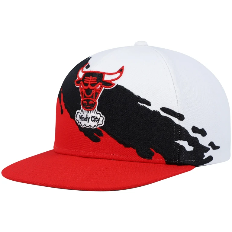 Men's NBA Chicago Bulls Paintbrush Snapback Hwc Snapback Caps