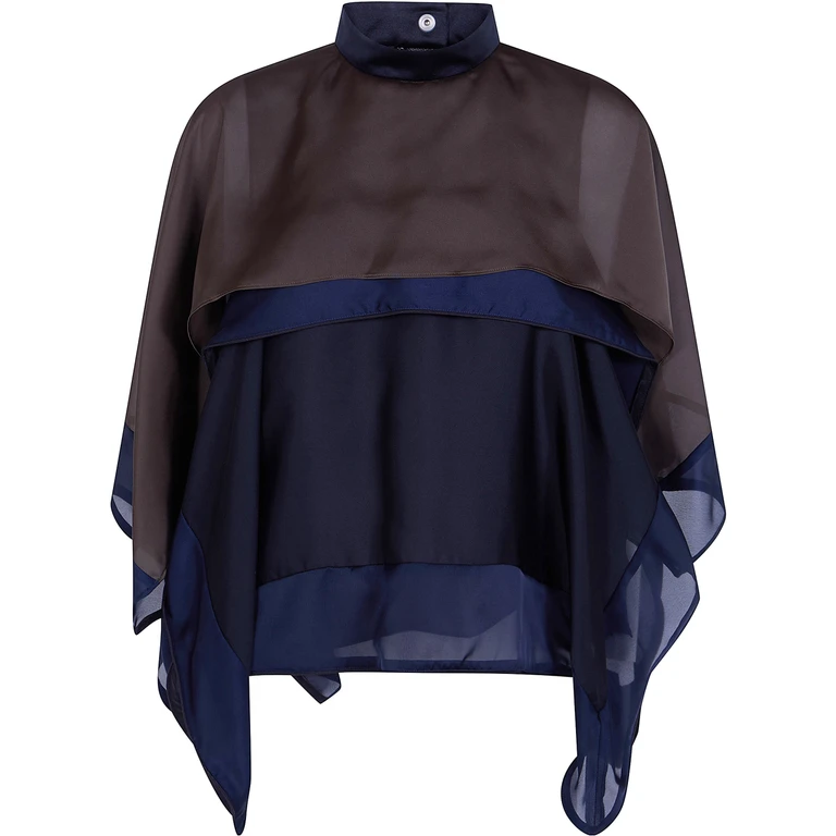 Sweater Satin X Chiffon Pullover