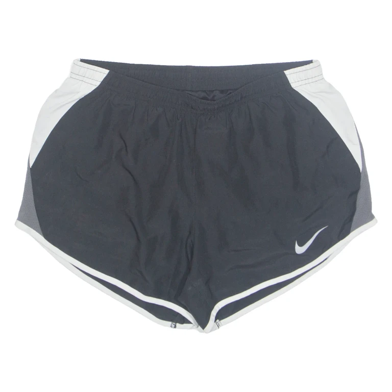 NIKE Dri-Fit Mesh Lined Womens Sports Shorts Black XS W26