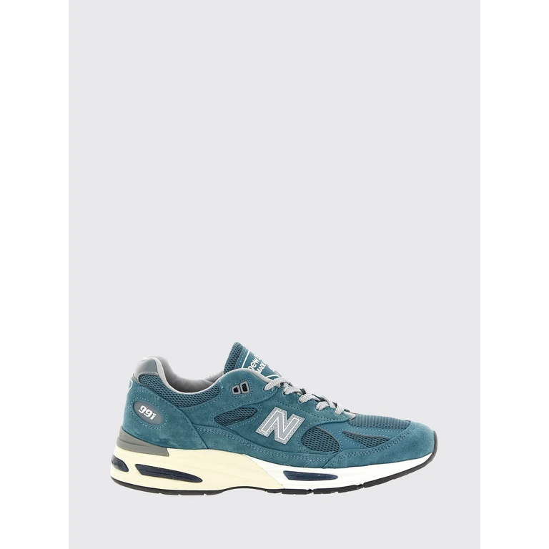Multicolour Made in UK 991v2 Suede and Mesh Trainers (U991OV2BU2)
