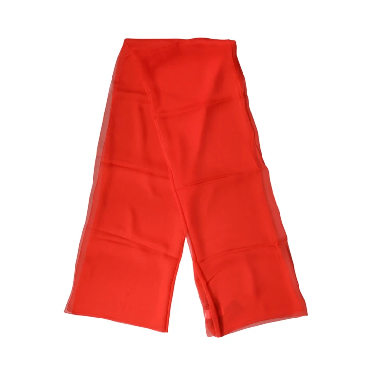 Dolce & Gabbana Red Stole Silk Neck Wrap Shawl Scarf - Men