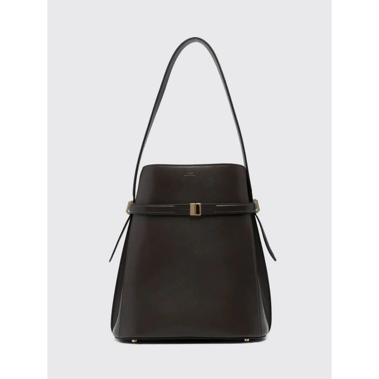 Shoulder Bag Woman color Brown (244WAL0048LE0025213)