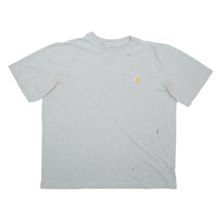 CARHARTT Mens T-Shirt Grey XL