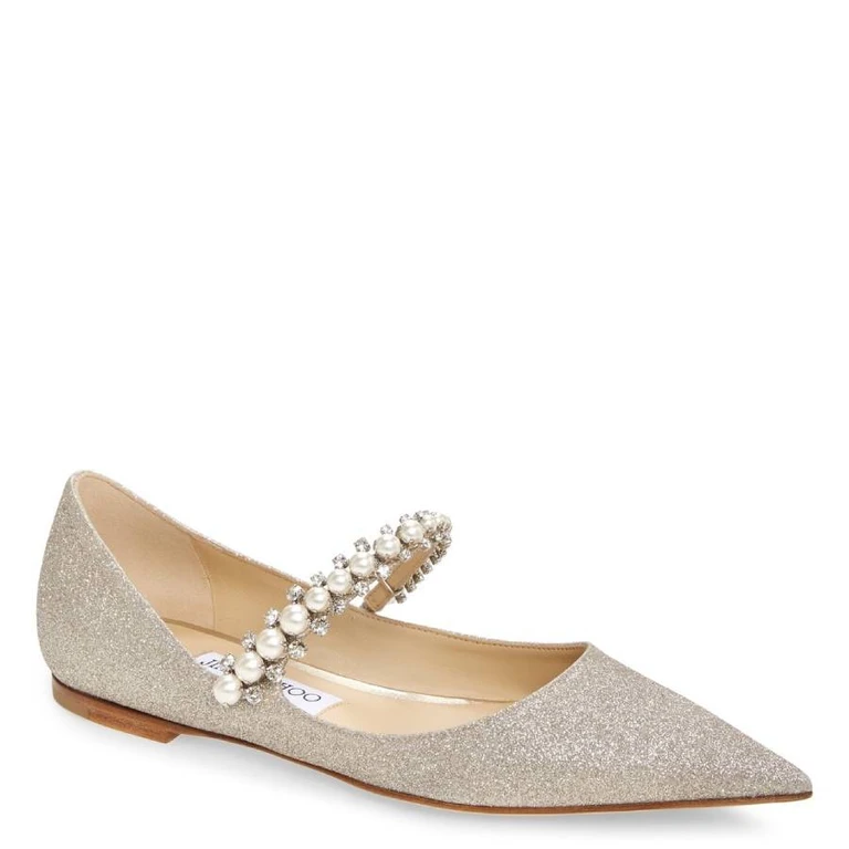Baily Pointed-Toe Ballerina Flats