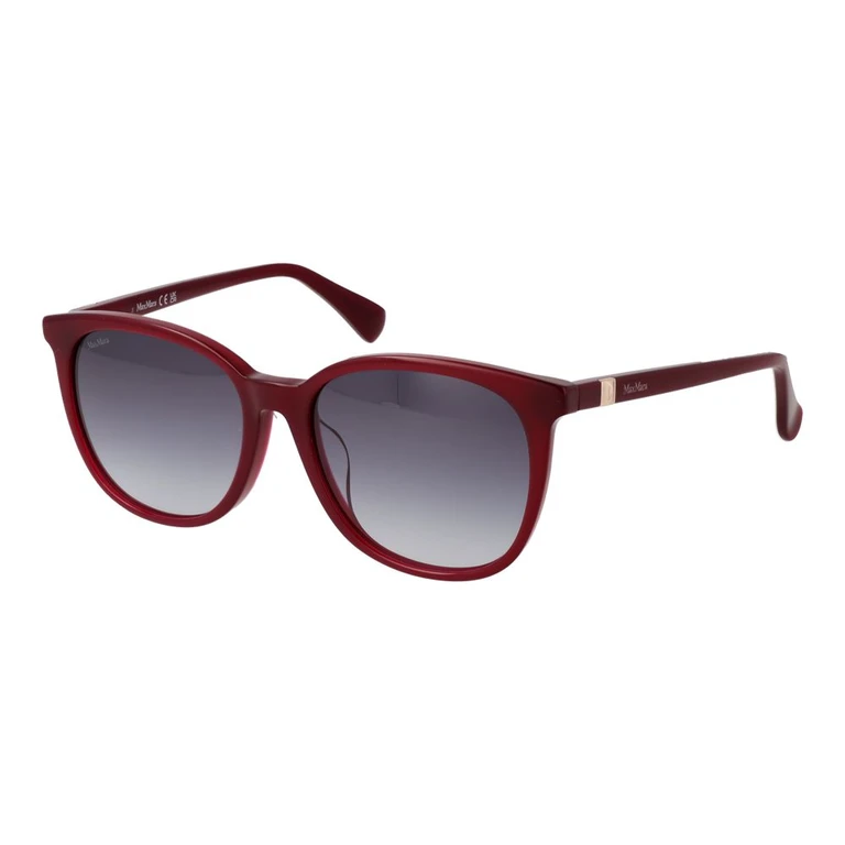 Max Mara Burgundy Acetate Sunglasses - Women